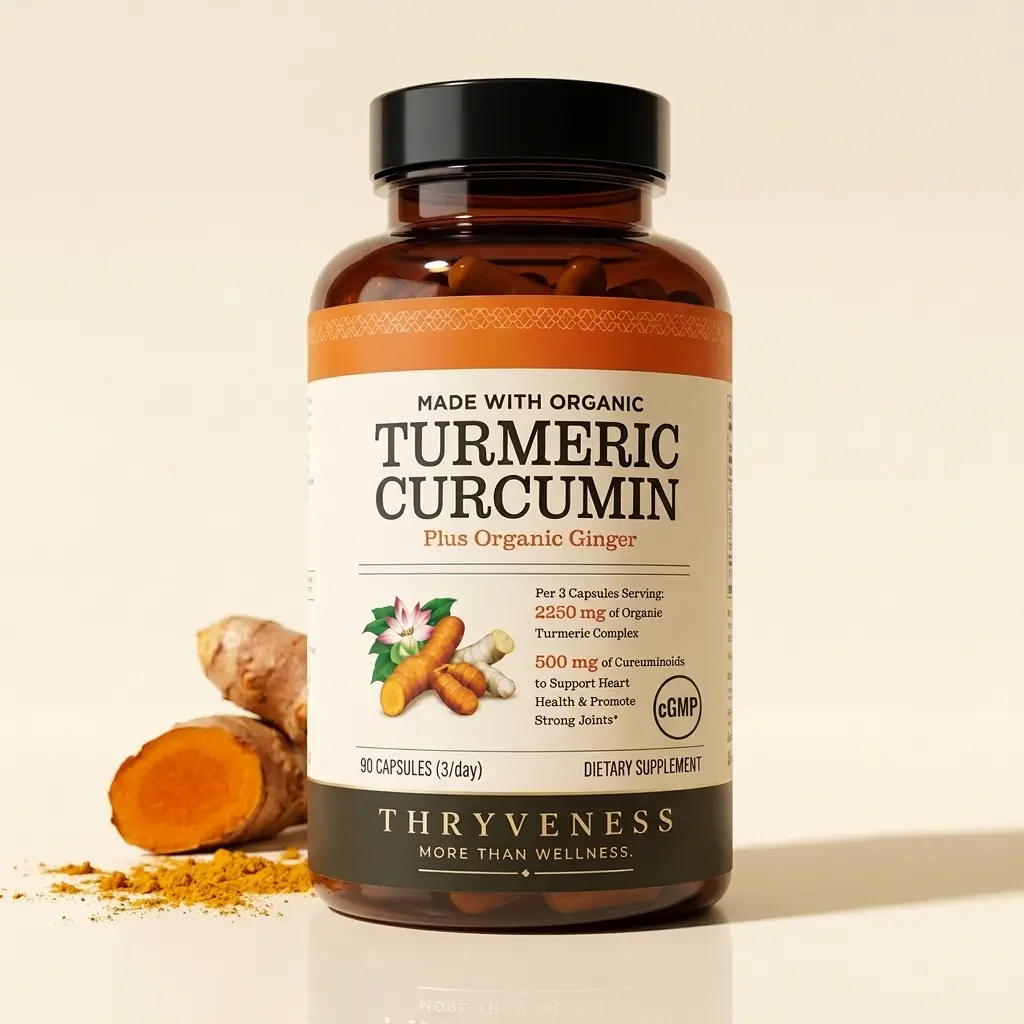 Thryveness 95 Curcumin-flaske
